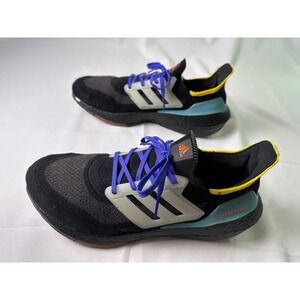 Adidas Ultraboost Running Shoes Mens Size 12 Black Gray Blue Sneakers S23870